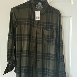 Stripe button down NWT