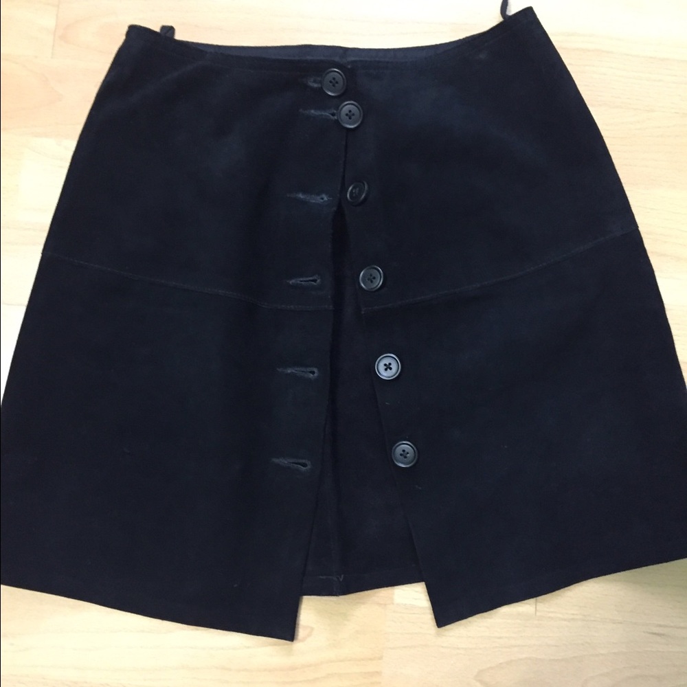Vintage Genuine leather skirt banana republic