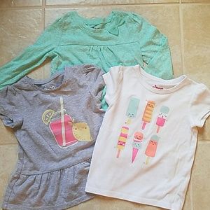 Lot of Girls shirts size 4t circo