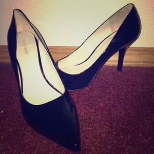 nine west heels( worn twice )