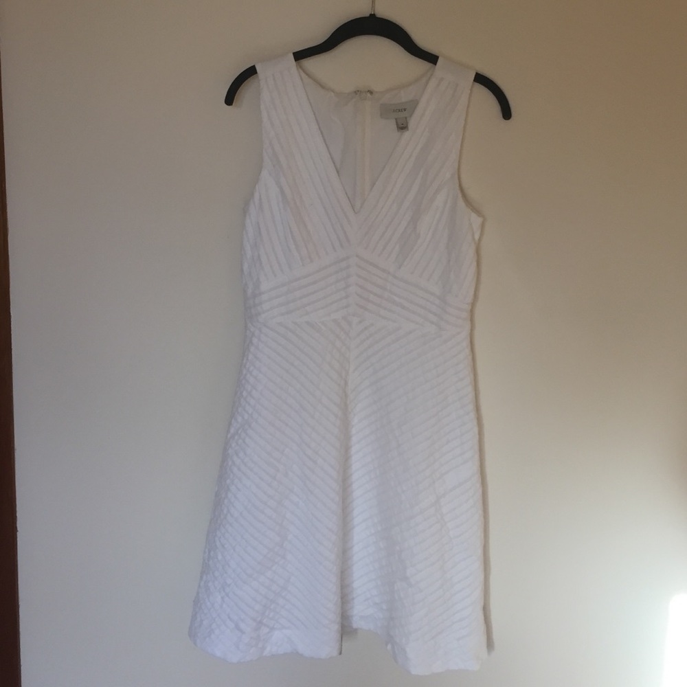 White size 4 J. Crew dress