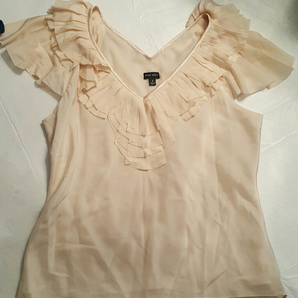 NEW Pink silk Blouse