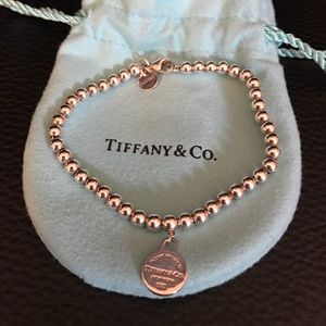 Tiffany & Co. silver bead bracelet