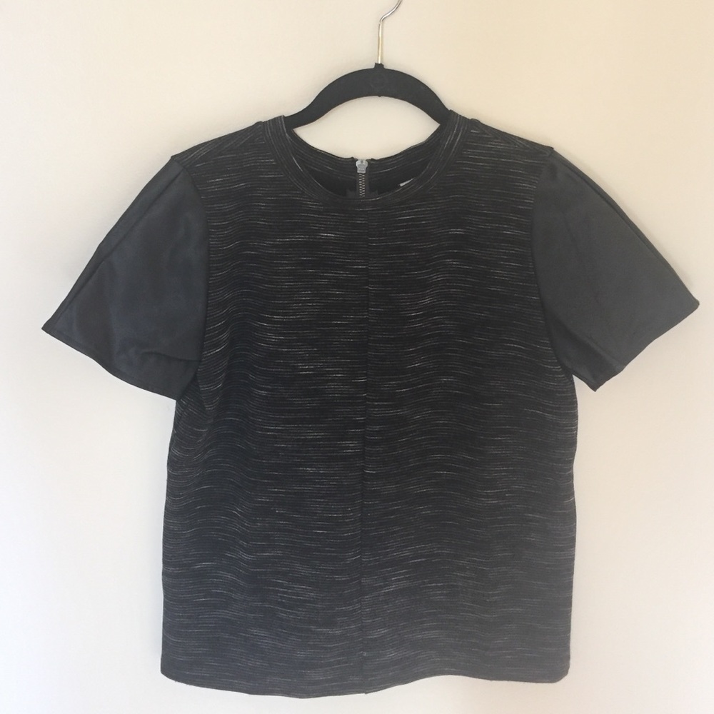 Loft size extra small xs black tee shirt