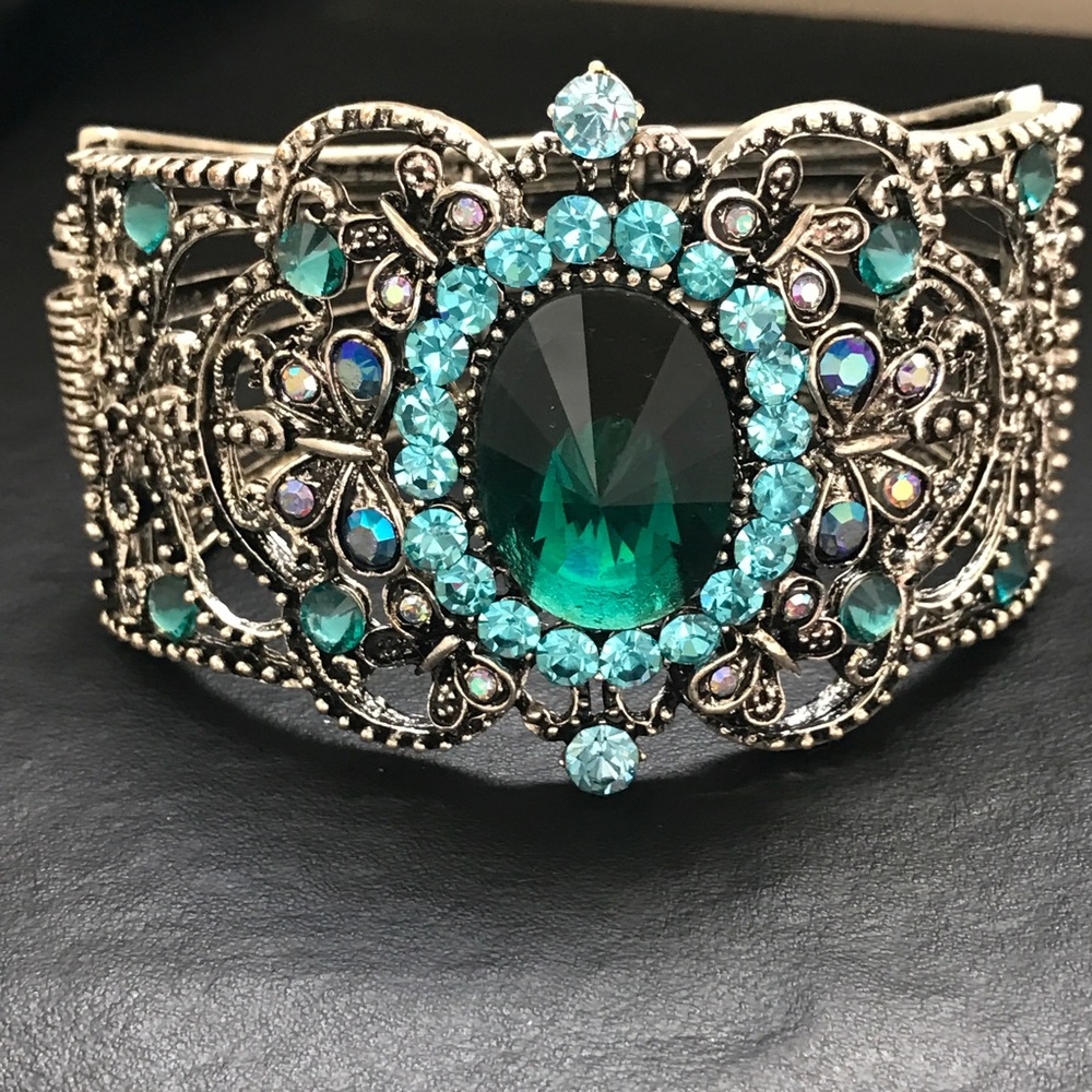 Very Colorful Spring Cuff Bracelet
