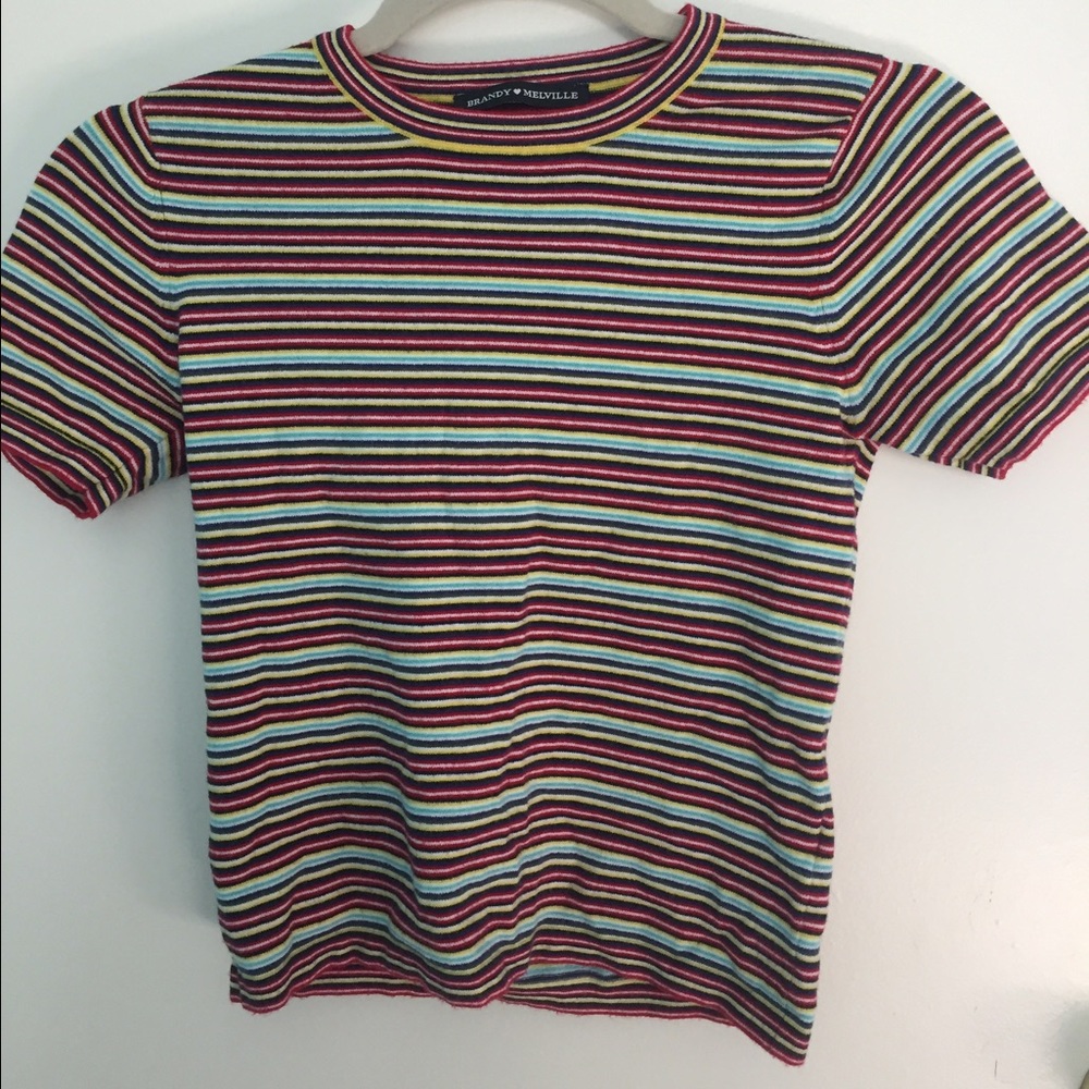 BRANDY MELVILLE // strip tee