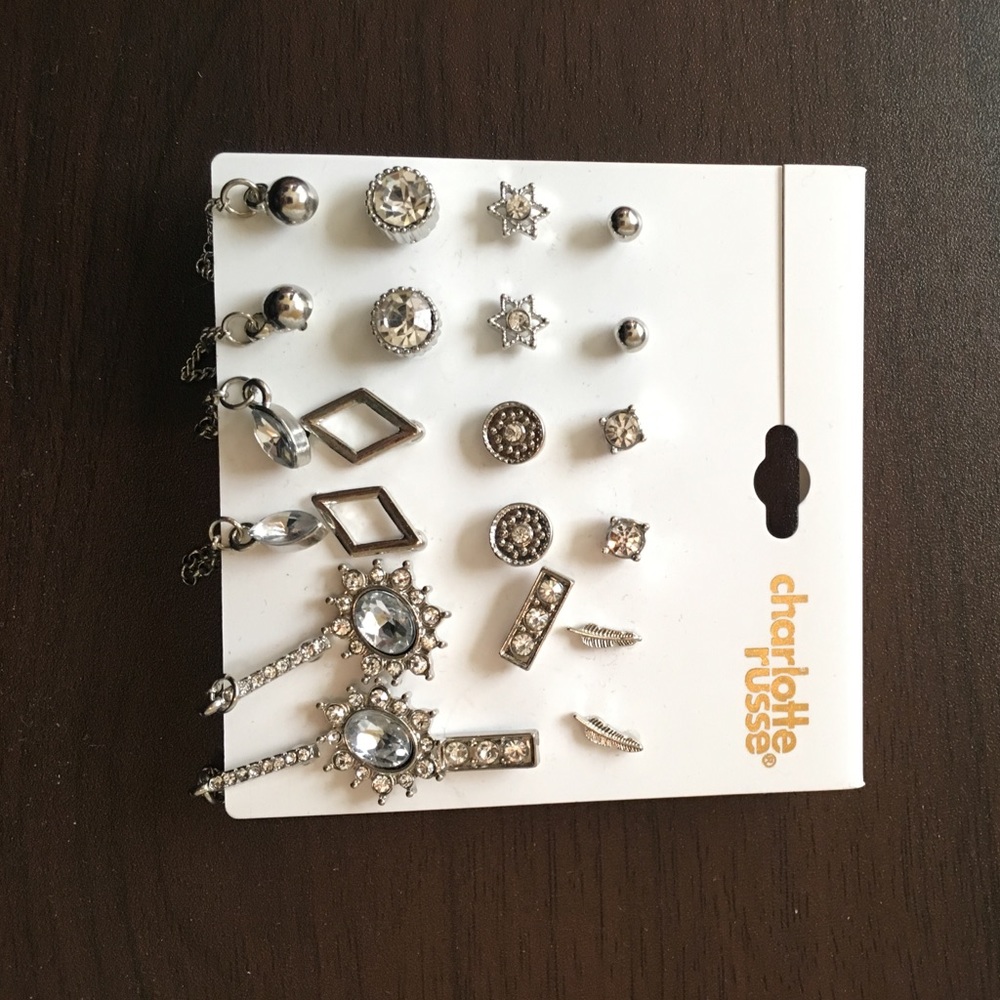 Charlotte Russe 12 pack of earrings (24 total)