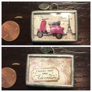 Jewel Kade Vespa in Paris charm