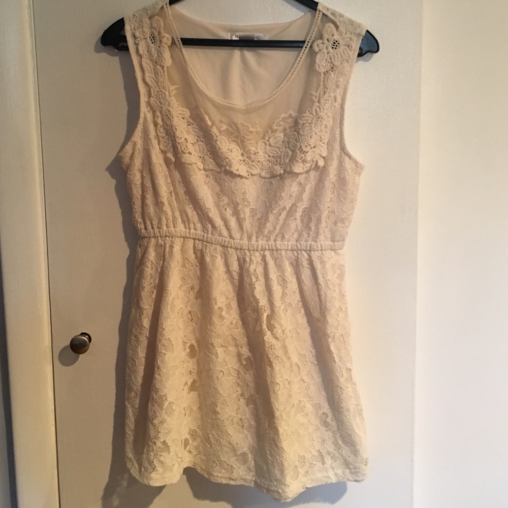 Motherhood maternity cream shirt