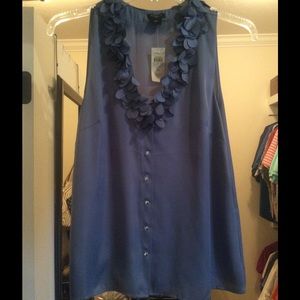 Button down blouse, NWT