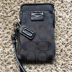 Coach wrist wallet