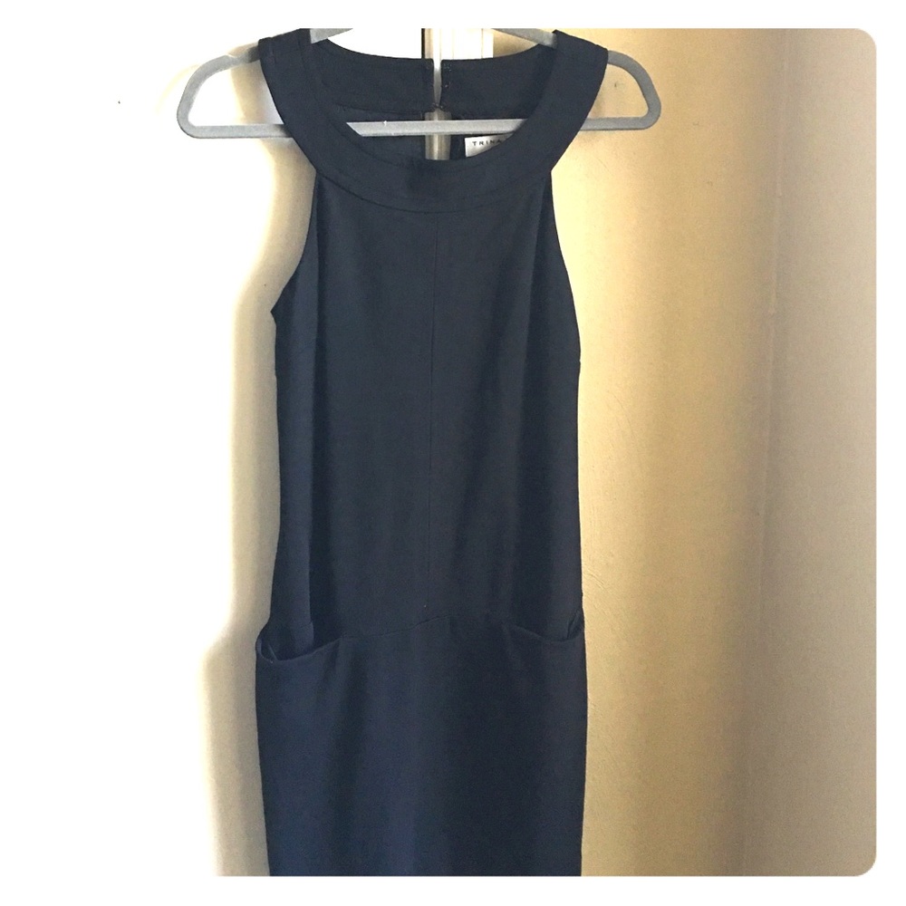 Black cocktail dress sleeveless never worn