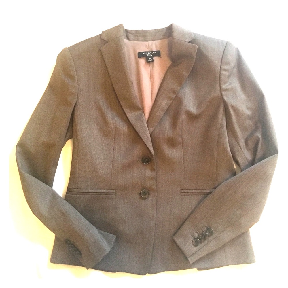 Ann Taylor petite neutral blazer
