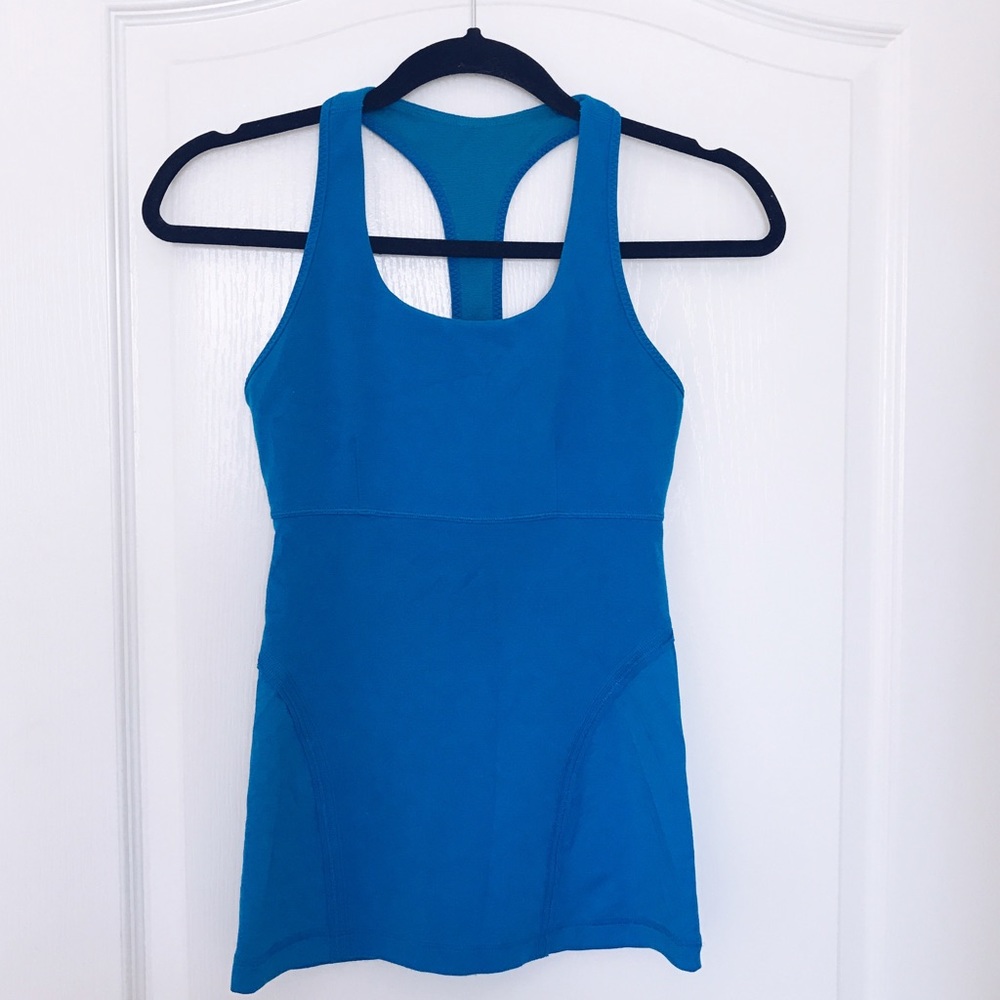 Lululemon Power Up Tank in Beaming Blue