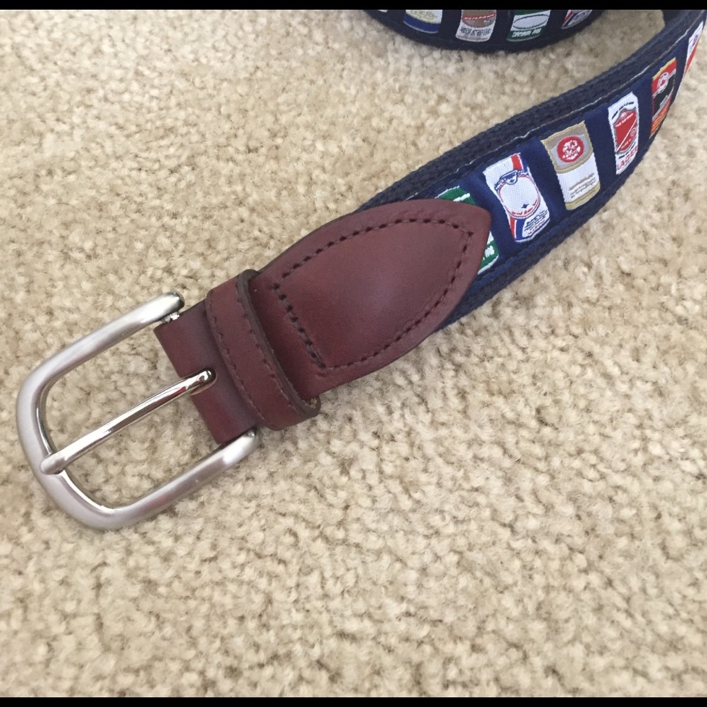 Belt with beer cans