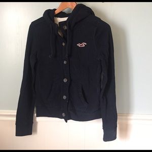 Hollister Button-up Hoodie NWOT