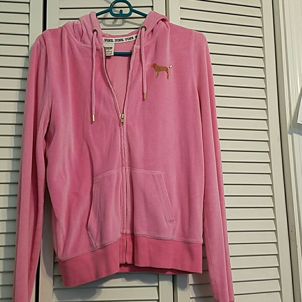 Pink full zip up