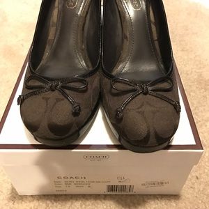 Coach Wedges (brown)