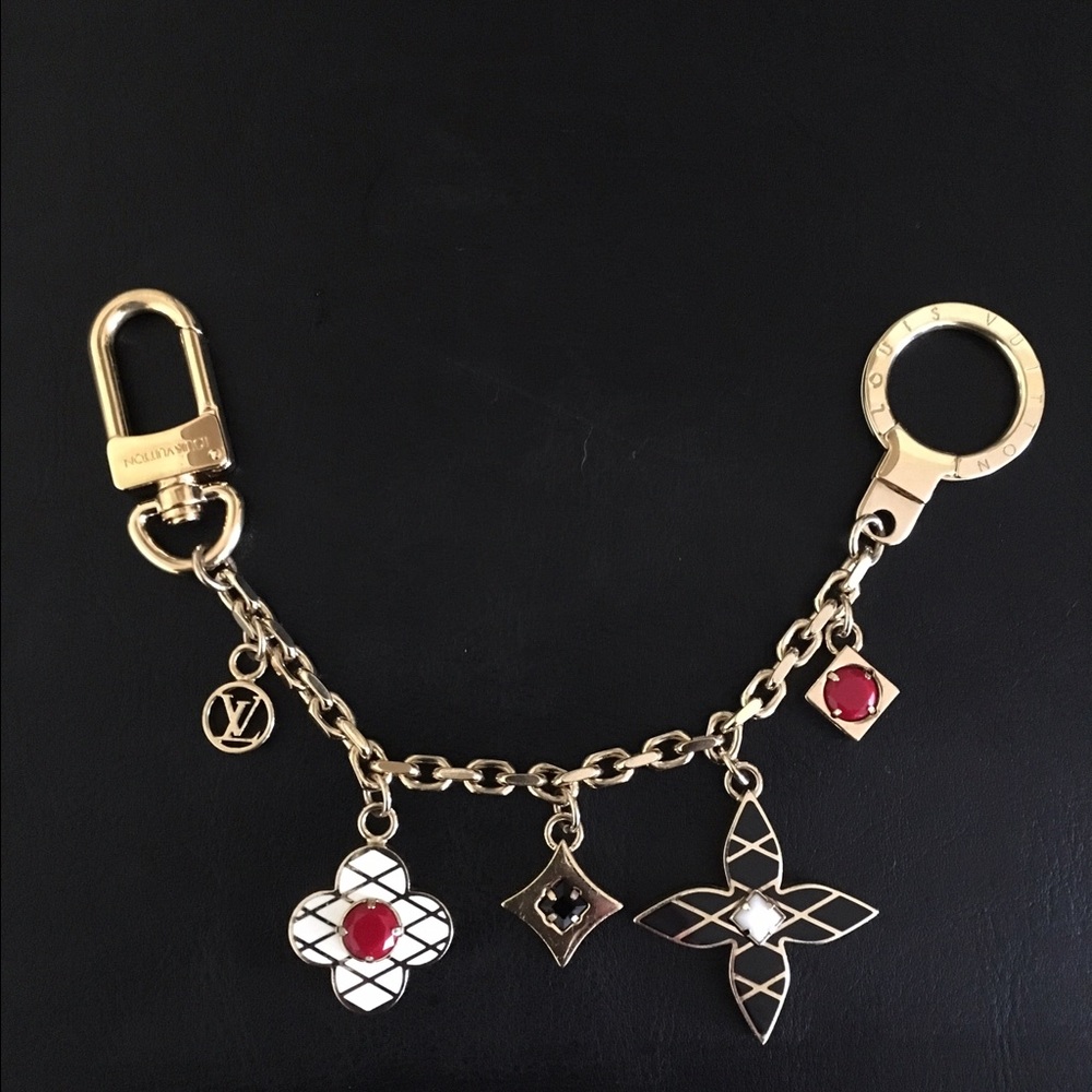Authentic Louis Vuitton Blooming Flowers Keychain