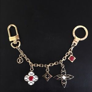 Authentic Louis Vuitton Blooming Flowers Keychain