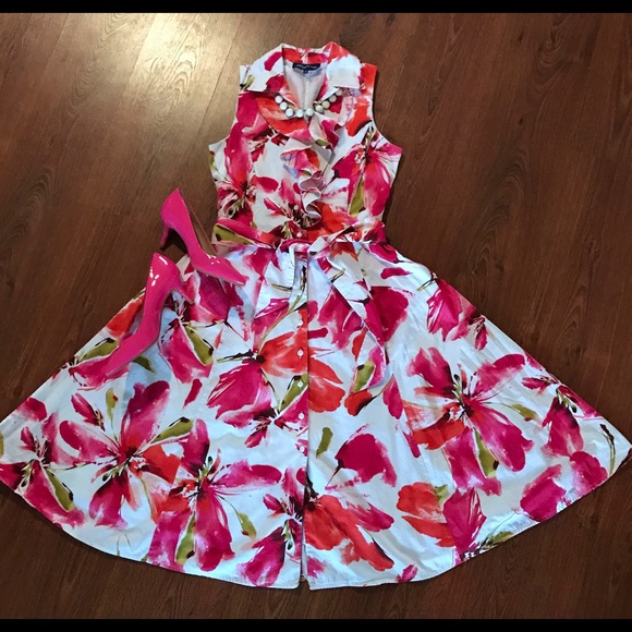 Jones New York Dresses & Skirts - 🌸🌺Jones New York Dress Size 4 EUC! 🌺🌸
