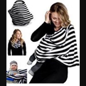 Nursing cover up, poncho, infinity scarf,PinkBlush