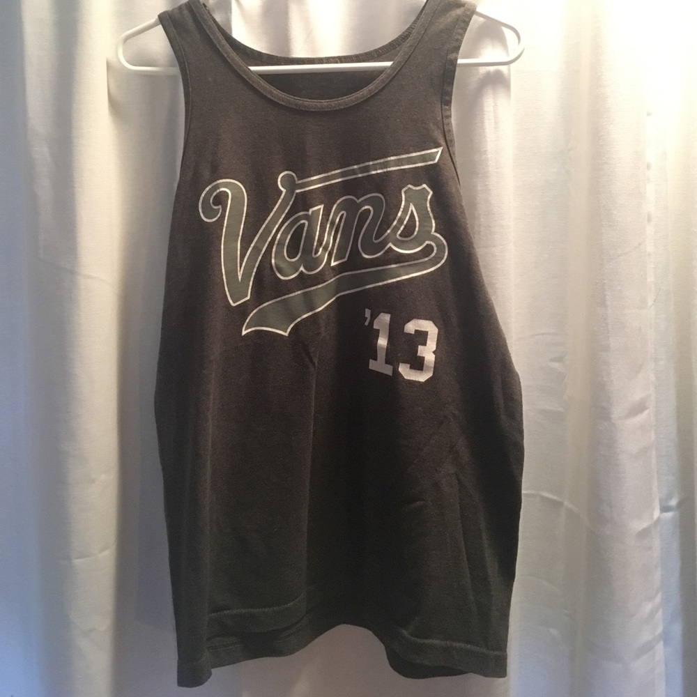 Charcoal grey vans tank