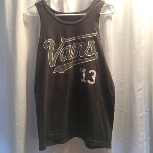Charcoal grey vans tank