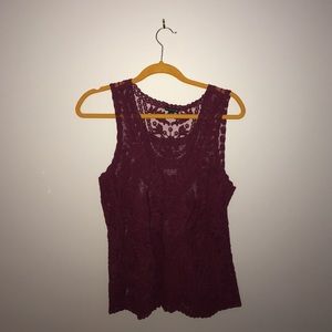 lace tank top