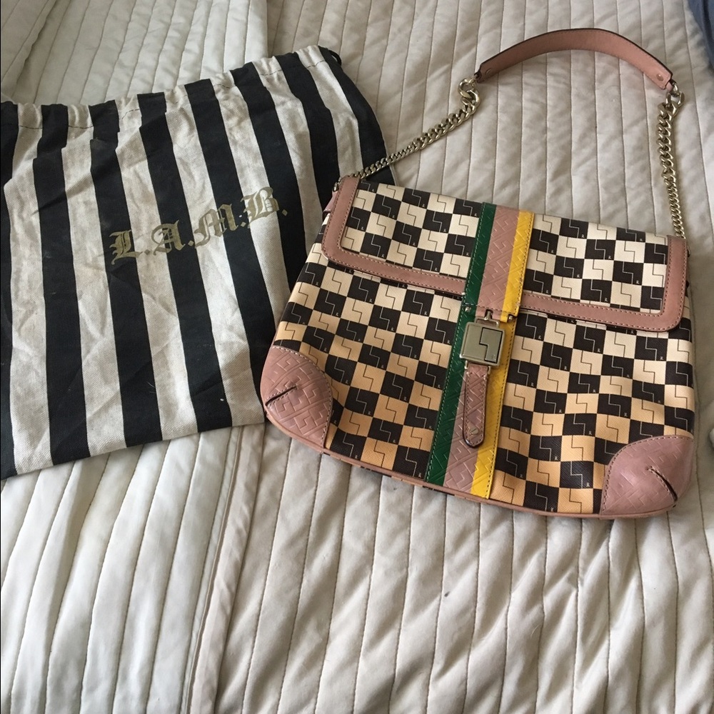 L.A.M.B shoulder bag with chain handle
