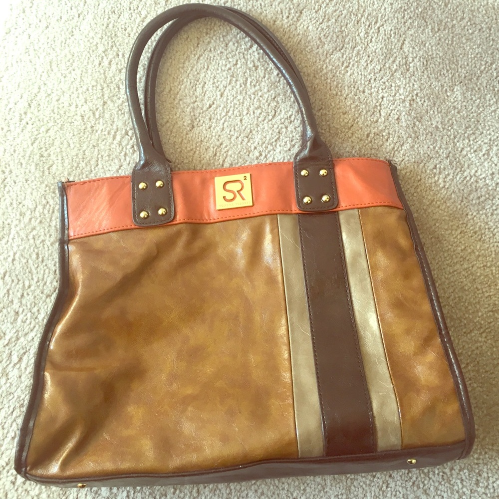 Sondra Roberts leather tote bag