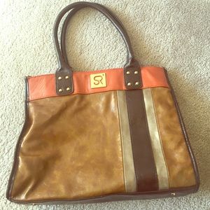 Sondra Roberts leather tote bag