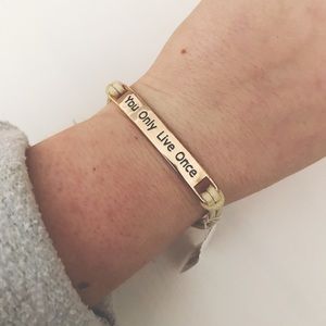Charming Charlie Jewelry - NEW Quote Bracelet