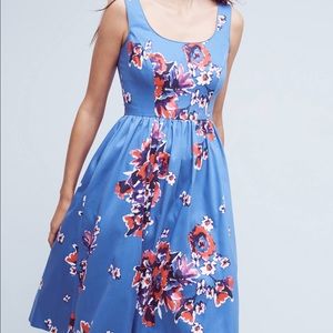 Anthropologie Dress: Donna Morgan Moonlit Garden