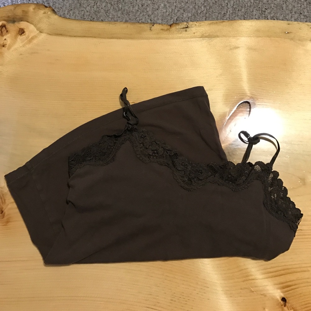 🎇 Brown Lacey Cami