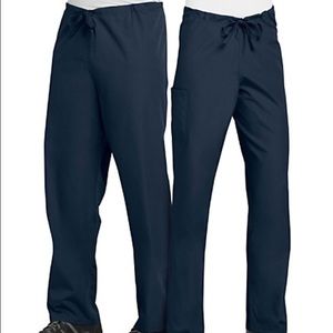 Scrub zone navy blue drawstring scrub pants