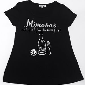 Graphic Tee- "Mimosas, not just for breakfast"