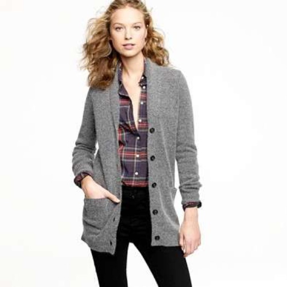 Jcrew Gray Cardigan - XS