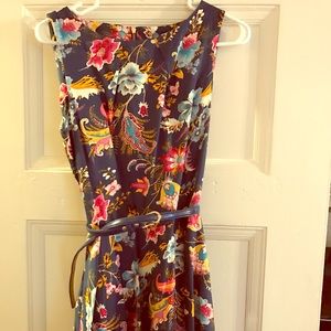 Paisley flower A-line dress