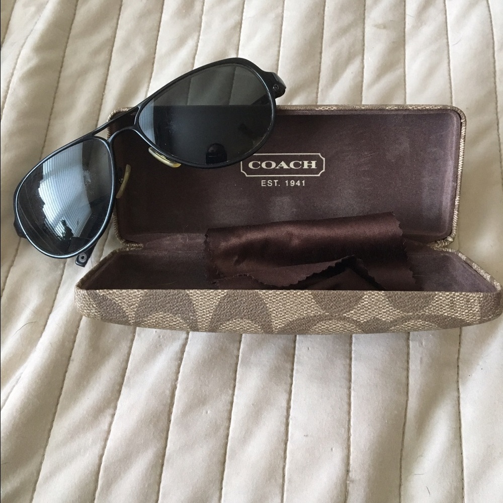 Coach black Bedford sunglasses