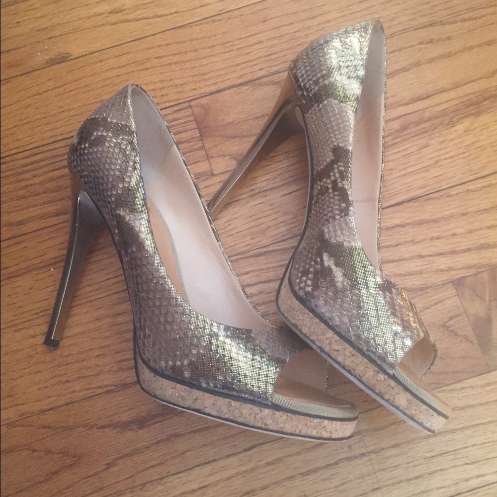 Giuseppe Zanotti Metallic Shoes
