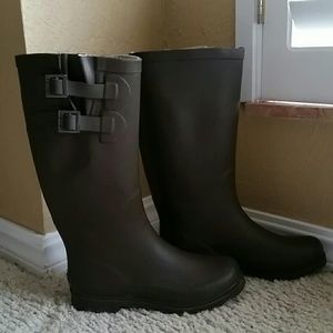 Chocolate Brown Rainboots
