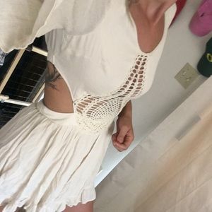 2 piece connected romper