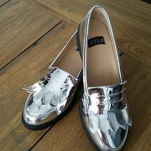 N.Y.L.A. Silver shoes