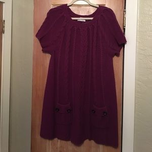 Style & Company 3X Gently Worn Purple Long Sweater