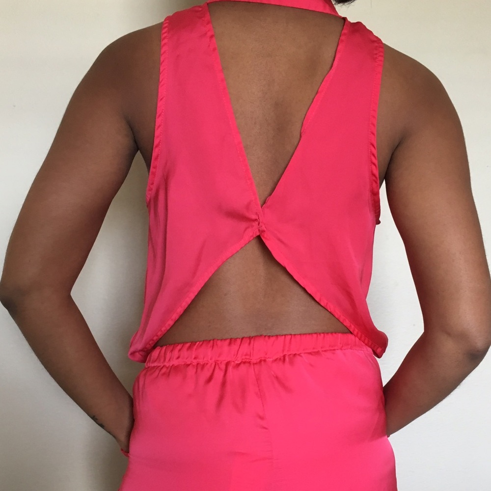 Pink Romper 🌺 - Picture 2 of 2