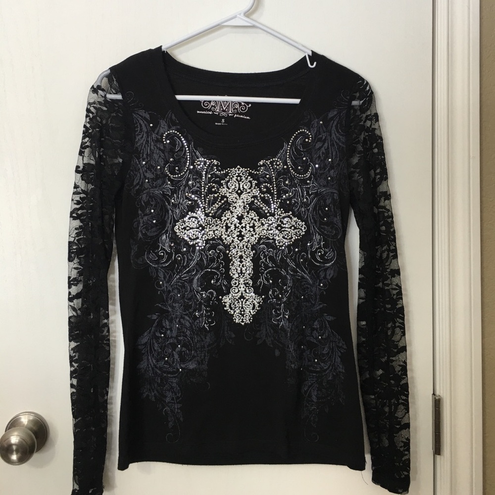 Lace sleeves