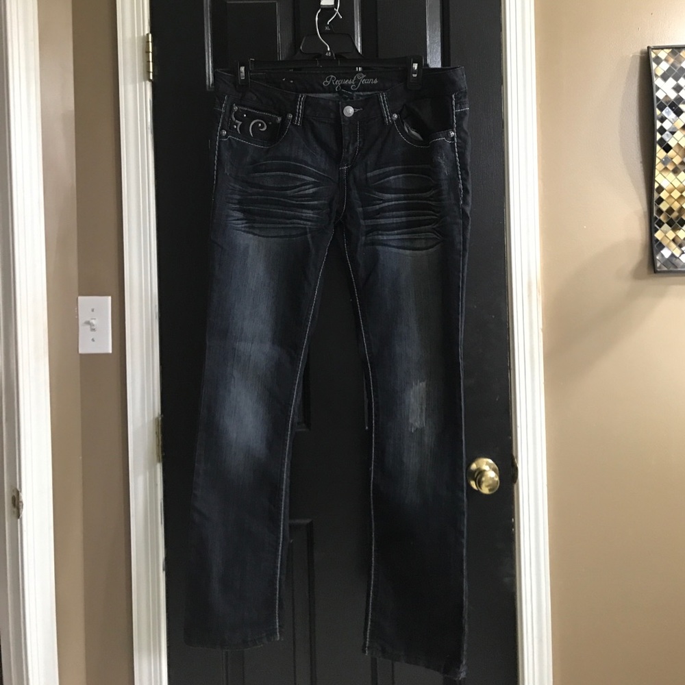 Request straight legs jeans