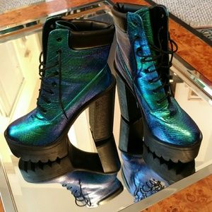 Mermaid ankle boots