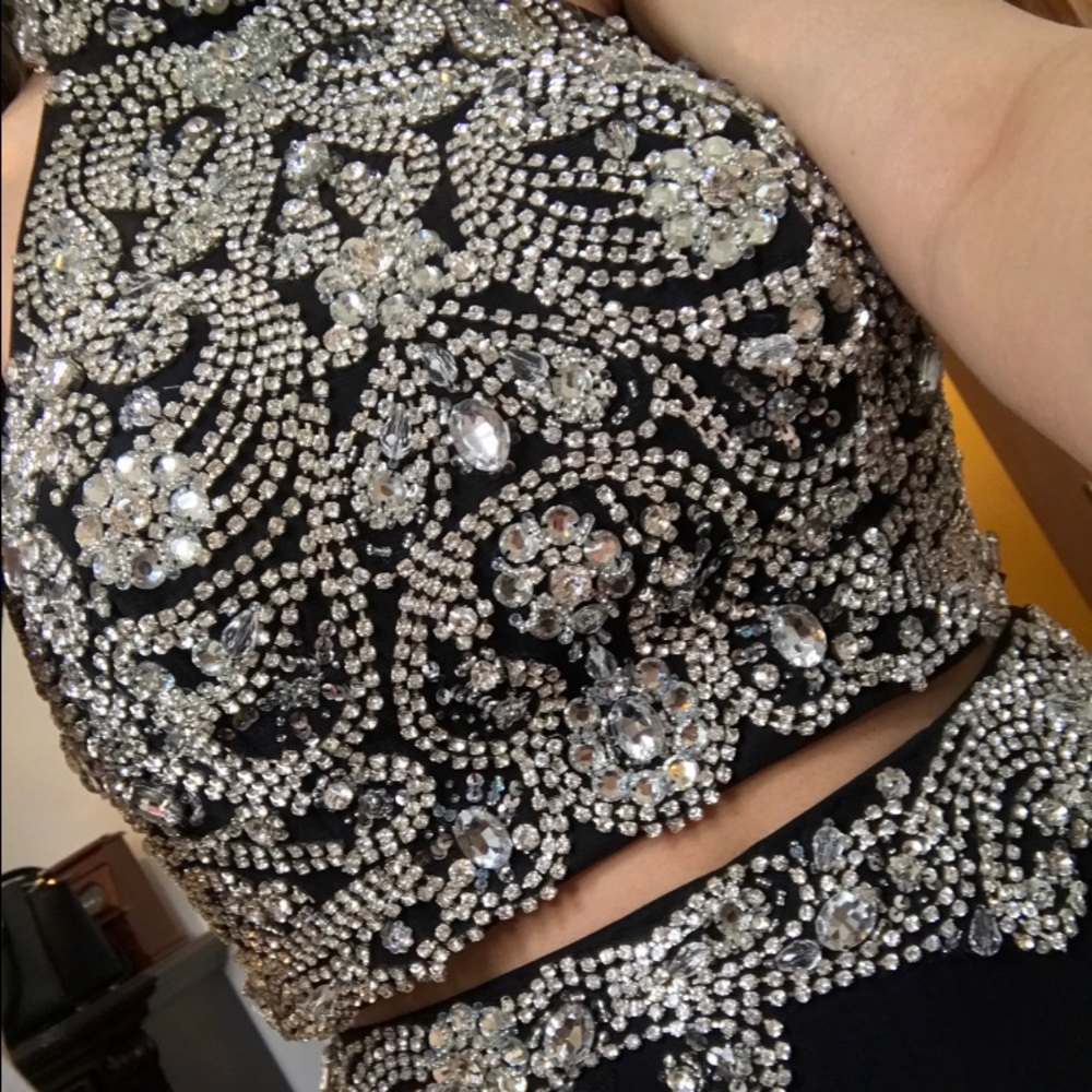 Jovani crop too and skirt